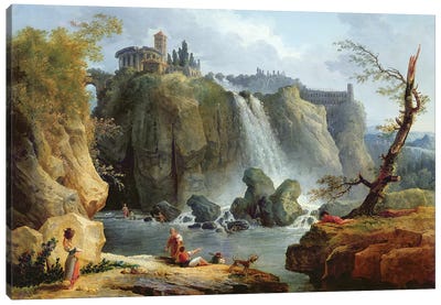 The Falls Of Tivoli, 1768 Canvas Art Print