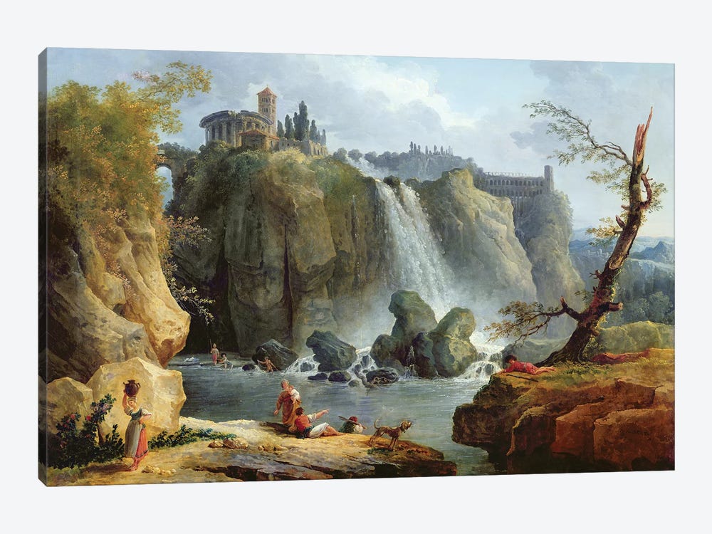 The Falls Of Tivoli, 1768 by Hubert Robert 1-piece Art Print