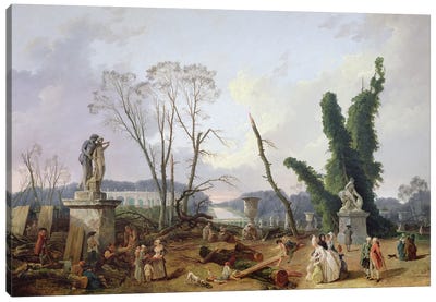 The Gardens Of Versailles Canvas Art Print