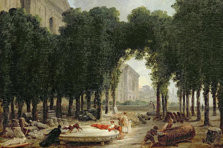 The Louvre And The Gardens Of The Infanta, 1798