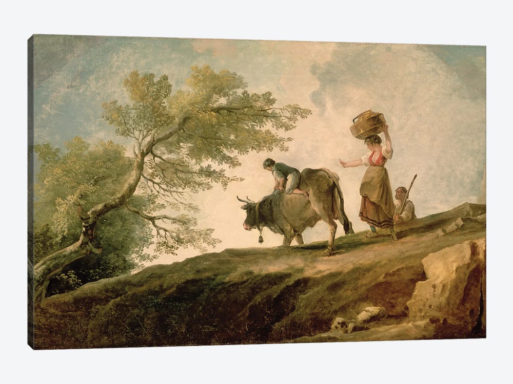 The Pasture by Hubert Robert 1-piece Canvas Art