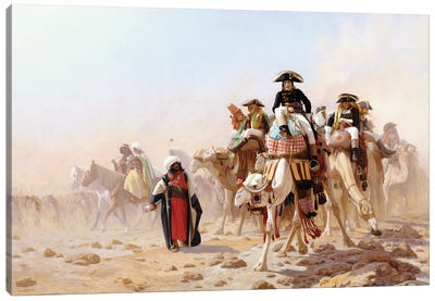 Napoleon And His General Staff Canvas Art Print