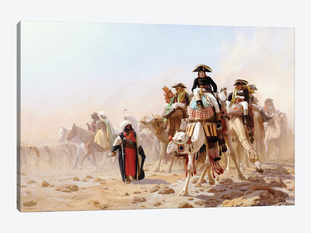 Napoleon And His General Staff by Jean Leon Gerome 1-piece Canvas Wall Art