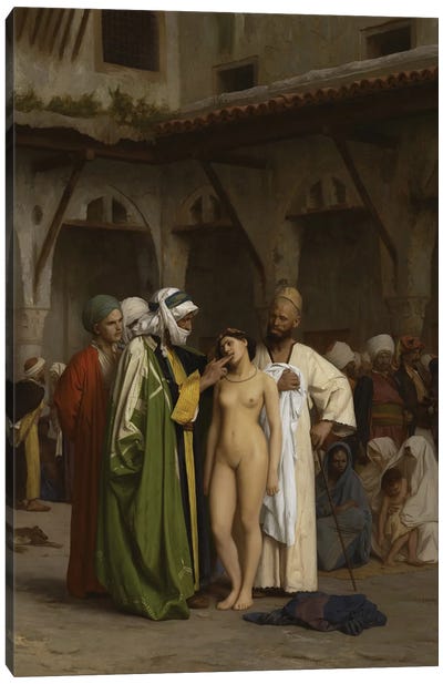 The Slave Market, 1866 Canvas Art Print