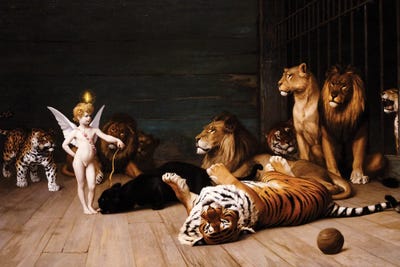 Whoever You Are, Here Is Your Master (Love, The Conqueror) by Jean Leon Gerome canvas print