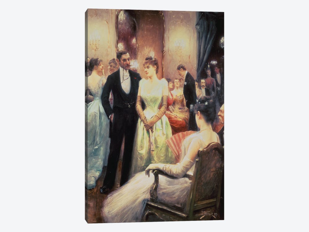 At The Ball by Julius Leblanc Stewart 1-piece Canvas Art