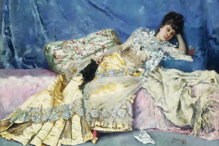 Lady On A Divan, 1877