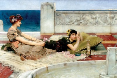 Love In Idleness, C.1891 by Sir Lawrence Alma-Tadema art print