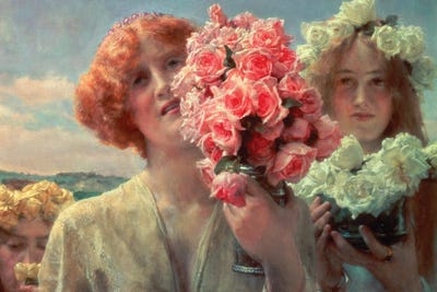 Summer Offering, 1911 by Sir Lawrence Alma-Tadema canvas print