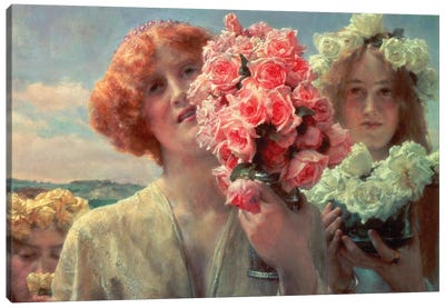 Summer Offering, 1911 Canvas Art Print - Sir Lawrence Alma-Tadema