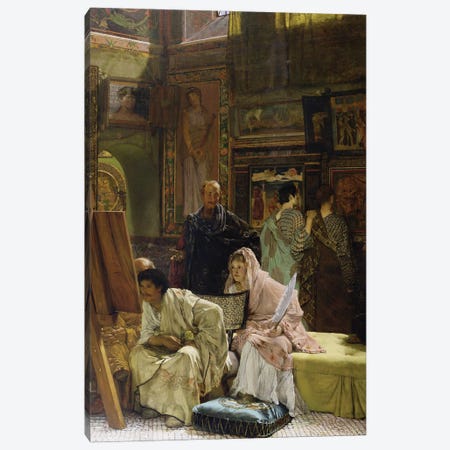 The Picture Gallery, 1874 Canvas Print #BMN13023} by Sir Lawrence Alma-Tadema Canvas Art Print