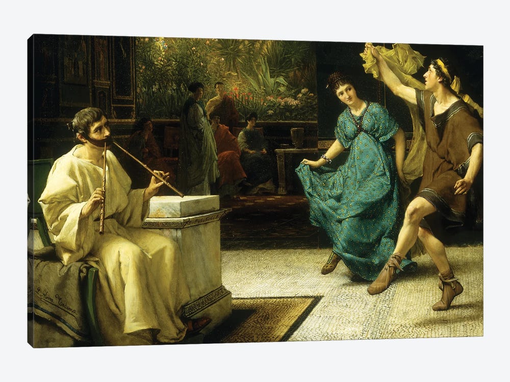 Une Entree De Theatre Roman by Sir Lawrence Alma-Tadema 1-piece Art Print