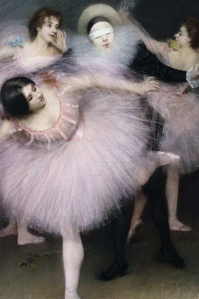 Ballet: Harlequin Dancers, 1896 by Pierre Carrier-Belleuse