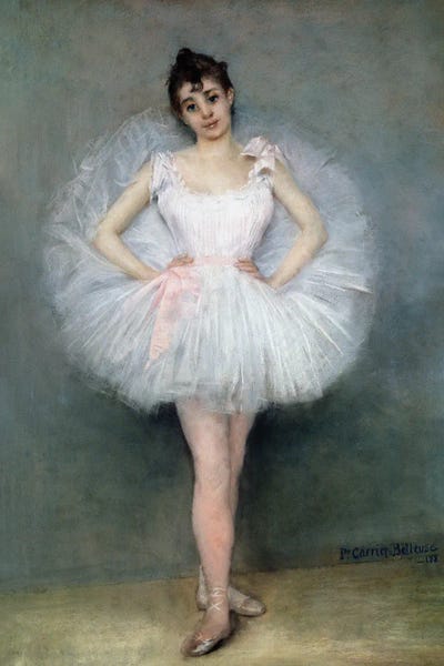 Ballet: Portrait Of A Young Ballerina by Pierre Carrier-Belleuse