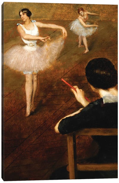The Ballet Lesson Canvas Art Print