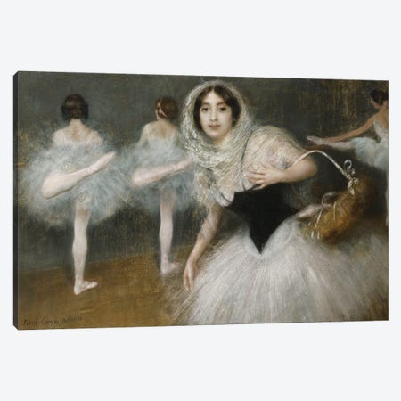 The Dancers; Canvas Print #BMN13033} by Pierre Carrier-Belleuse Canvas Wall Art