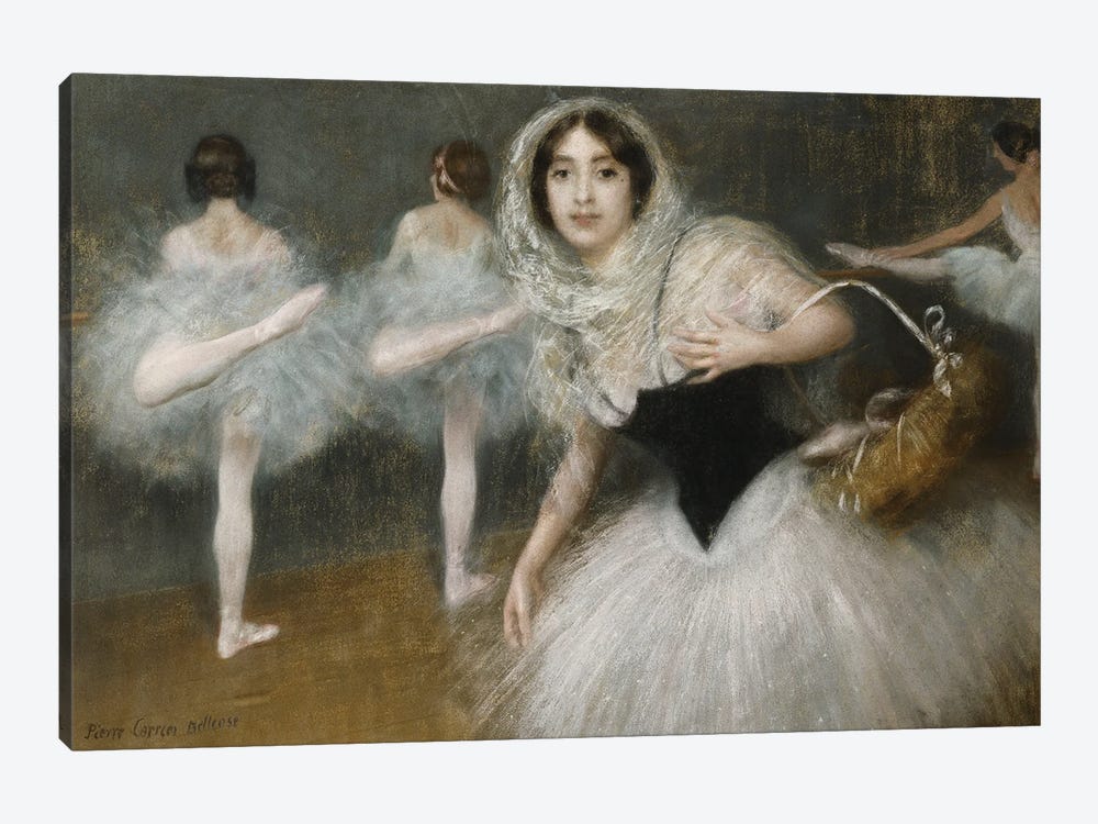 The Dancers; by Pierre Carrier-Belleuse 1-piece Canvas Art