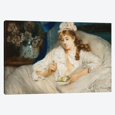 Waking Up; Le Reveil, 1885 Canvas Print #BMN13036} by Pierre Carrier-Belleuse Canvas Print