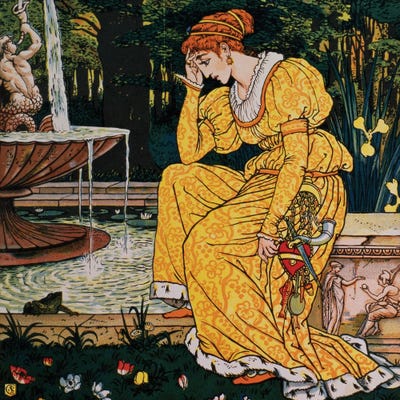 'Frog Prince And The Maiden' by Walter Crane gallery poster