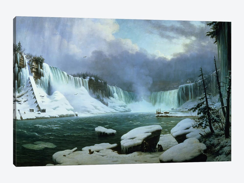 Niagara Falls  by Hippolyte Victor Valentin Sebron 1-piece Canvas Artwork