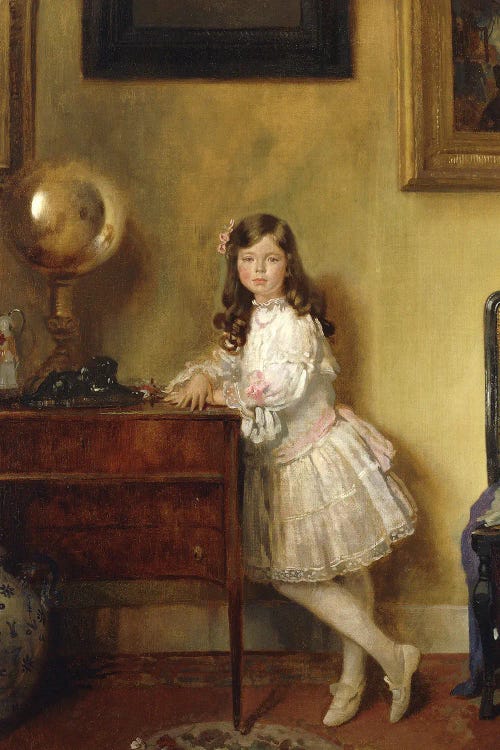 Miss Annie Harmsworth In An Interior, 1907 by Sir William Orpen wall art