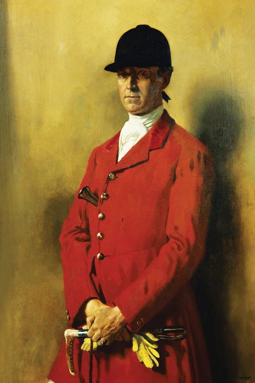 Portrait Of Captain Marshall Roberts, Master Of The Fox Hounds, 1926