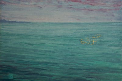 Heading Home, 2017 by Angus Hampel art print