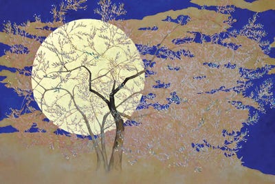 Midnight Glow, 2018 by Angus Hampel canvas print