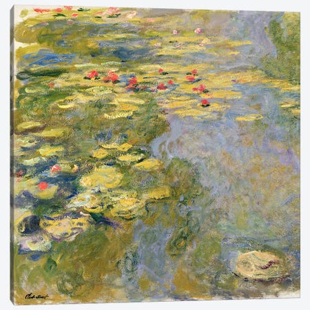 The Waterlily Pond, 1917-19   Canvas Print #BMN1306} by Claude Monet Canvas Art