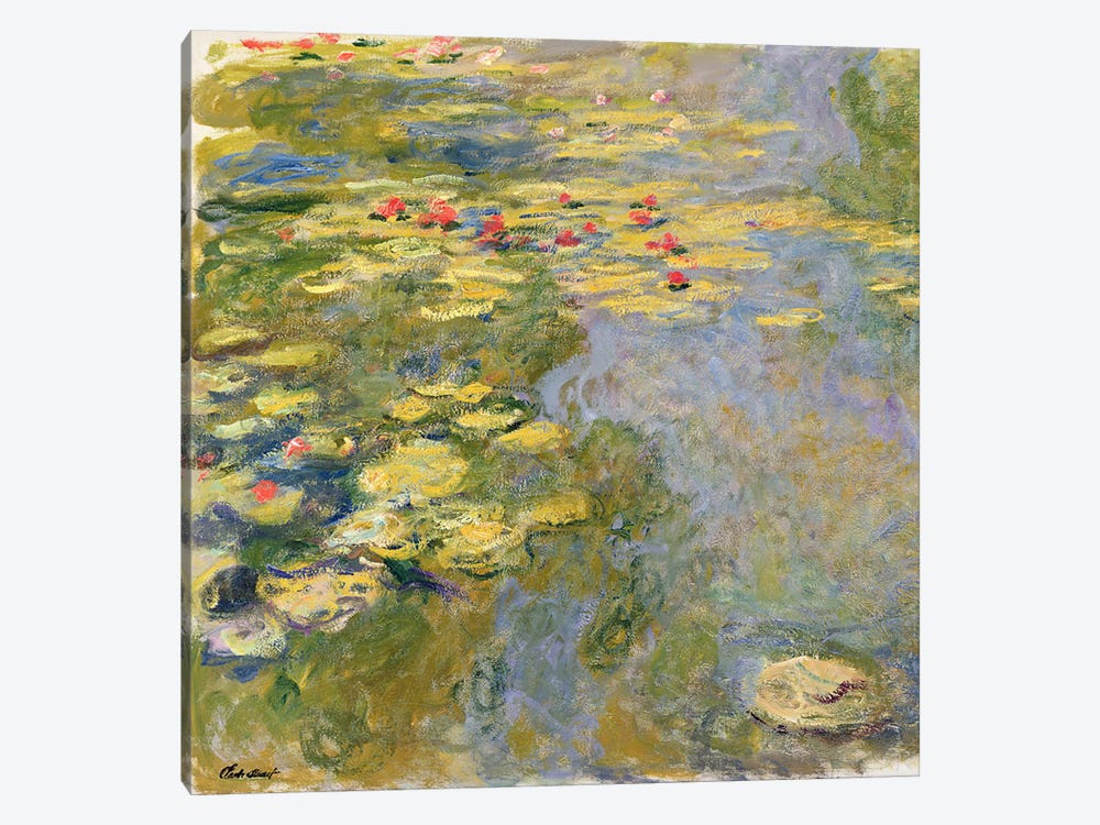 The Waterlily Pond, 1917-19   by Claude Monet 1-piece Canvas Art Print