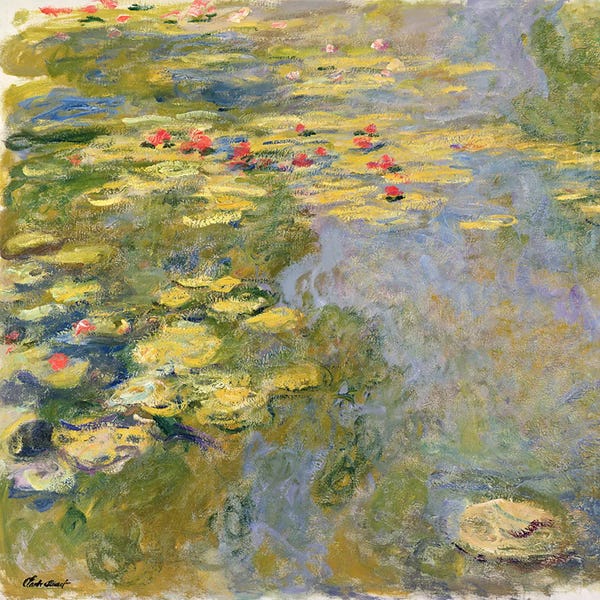 Impressionism: The Waterlily Pond, 1917-19   by Claude Monet