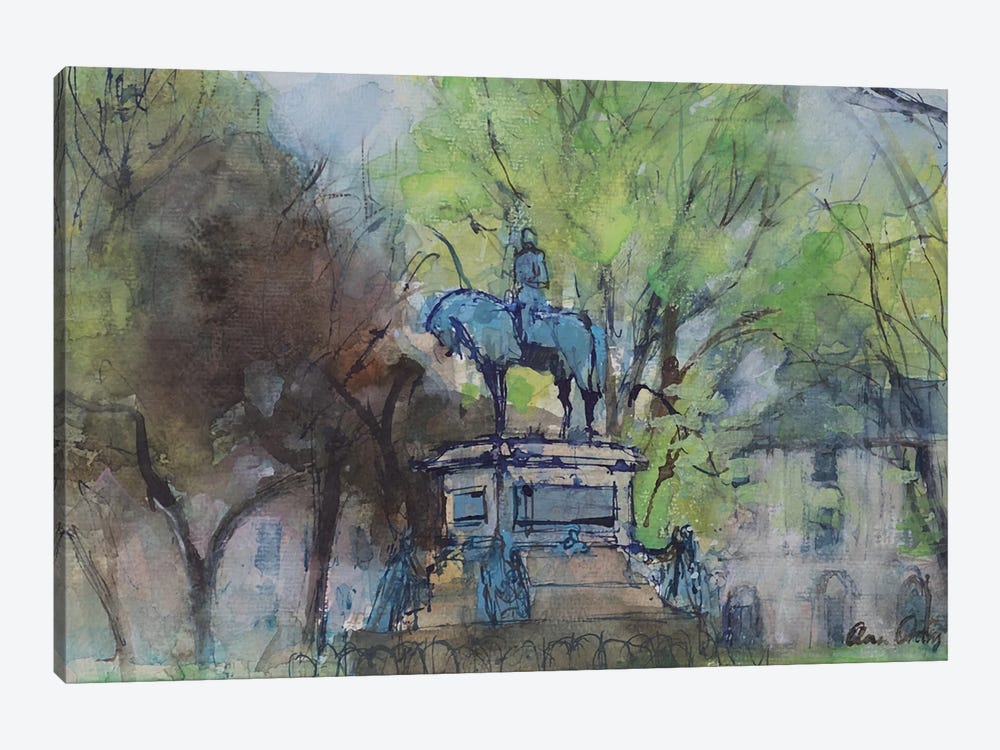 Charlotte Square, Edinburgh by Ann Oram 1-piece Canvas Artwork
