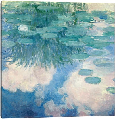 Waterlilies, 1914-17   Canvas Art Print - Claude Monet