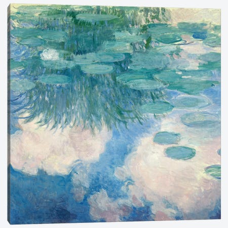 Waterlilies, 1914-17   Canvas Print #BMN1308} by Claude Monet Canvas Print