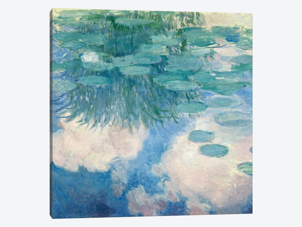 Waterlilies, 1914-17   by Claude Monet 1-piece Canvas Art Print
