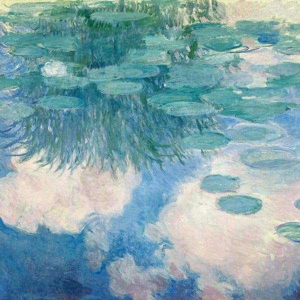 Claude Monet: Waterlilies, 1914-17 Square by Claude Monet