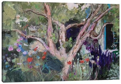 Mediterranean Garden, 2019 Canvas Art Print