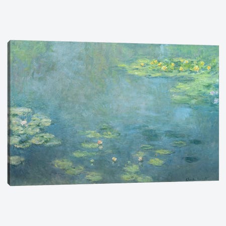 Waterlilies Canvas Print #BMN1310} by Claude Monet Canvas Wall Art