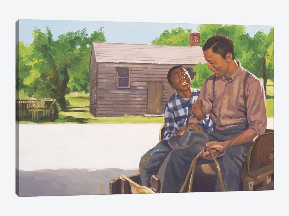 A Son's Comfort, 2003 by Colin Bootman 1-piece Canvas Art Print
