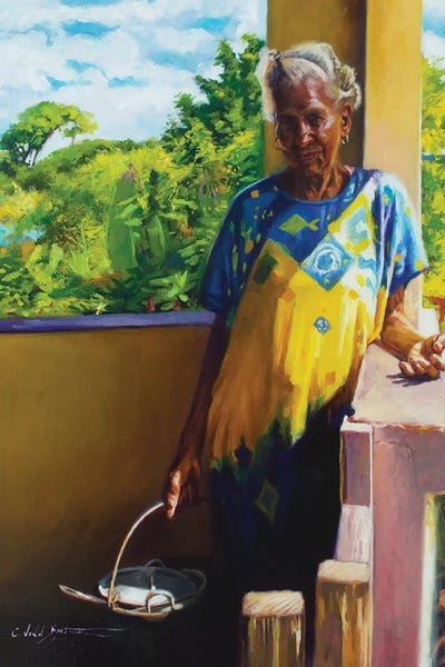 Abuela, 2018 by Colin Bootman metal wall art