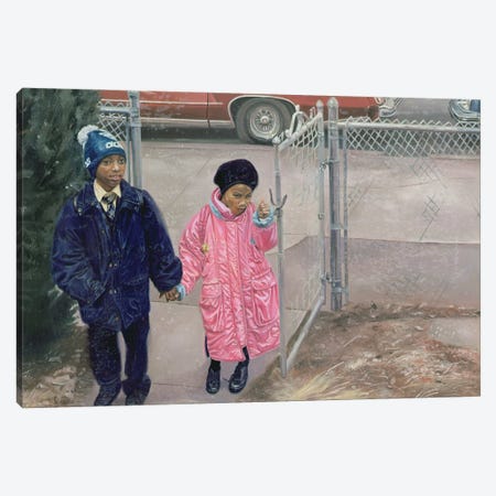 After School, 1991 Canvas Print #BMN13124} by Colin Bootman Canvas Print