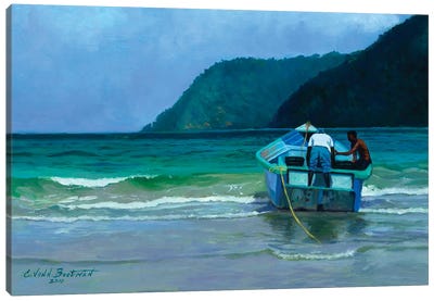 Before The Catch Canvas Art Print - Colin Bootman