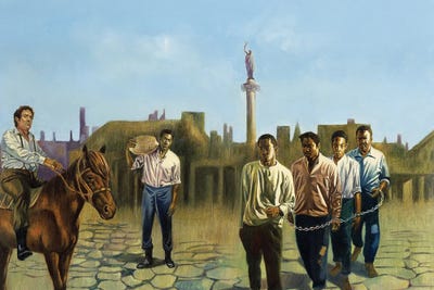 Blue Lace, 1993 by Colin Bootman canvas print