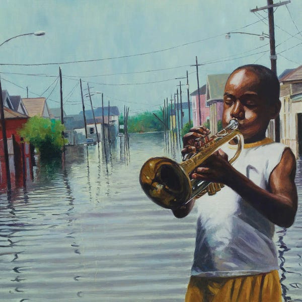 Colin Bootman: Boy With Horn, 2010 by Colin Bootman