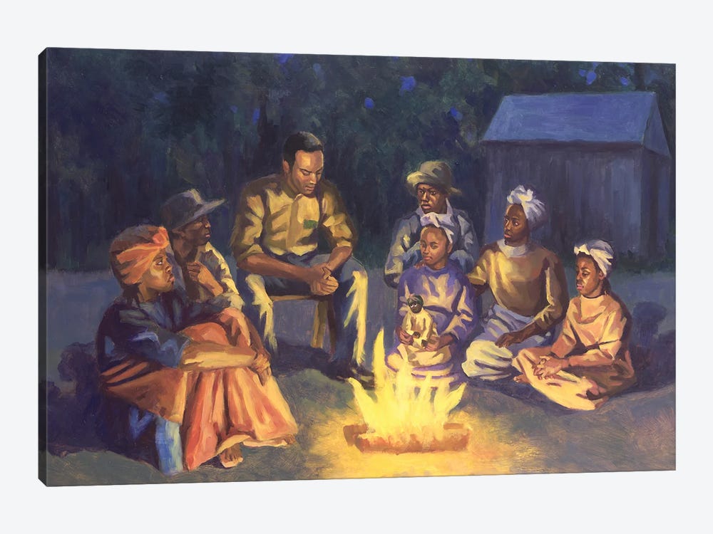 Campfire Stories, 2003 by Colin Bootman 1-piece Canvas Art