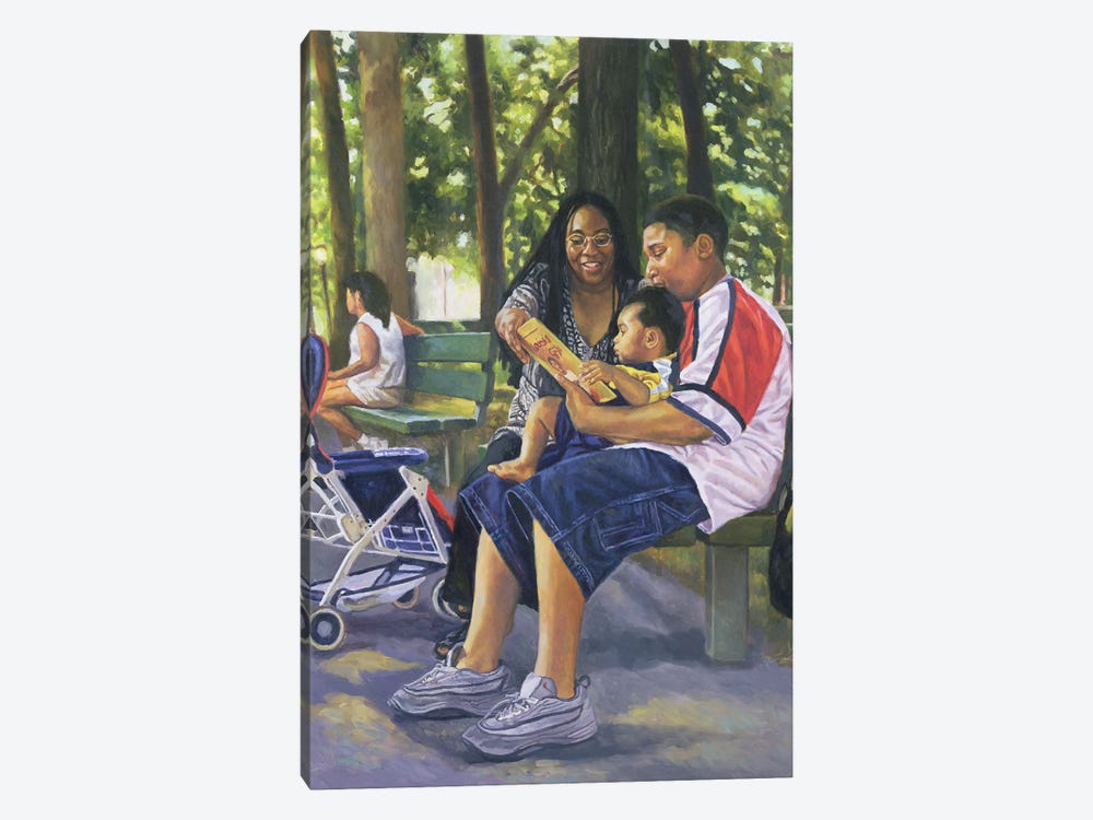 Family In The Park, 1999 by Colin Bootman 1-piece Canvas Art