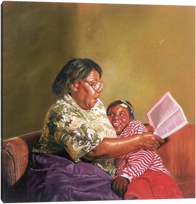 Grandma's Love, 1995 Canvas Art Print - Hobby & Lifestyle Art