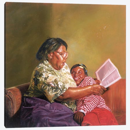Grandma's Love, 1995 Canvas Print #BMN13161} by Colin Bootman Canvas Wall Art