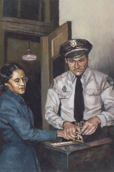 African American Art: Identification, Rosa, 2001 by Colin Bootman