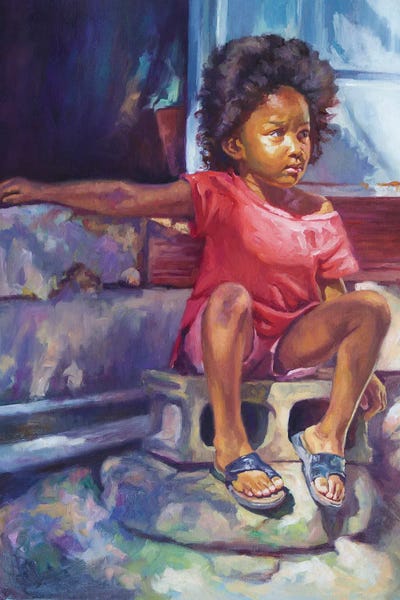 Contemporary Portraiture By Black Artists: Loose Hair, 2021 by Colin Bootman